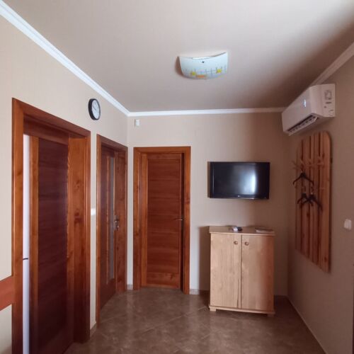 Apartman pro 4 os. se 2 ložnicemi s výhledem do dvora v podkroví