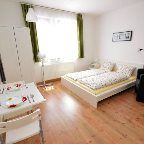 Studio Apartman s manželskou postelí s 1 ložnicí na poschodí