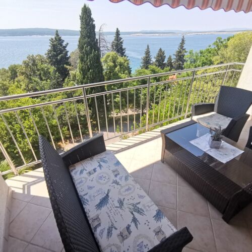 Sea View 3-Room Apartment for 6 Persons