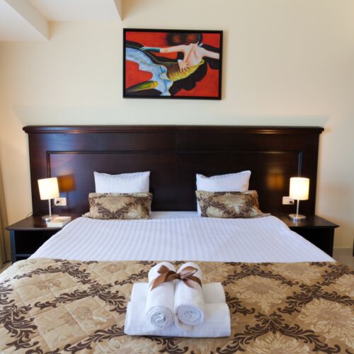 Camera dubla standard cu vedere spre parc