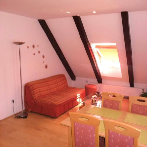 Garden View Upstairs 2-Room Apartment for 4 Persons
