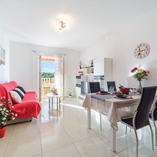 Premium Apartman pro 4 os. se 2 ložnicemi s výhledem na moře (s možností přistýlky)