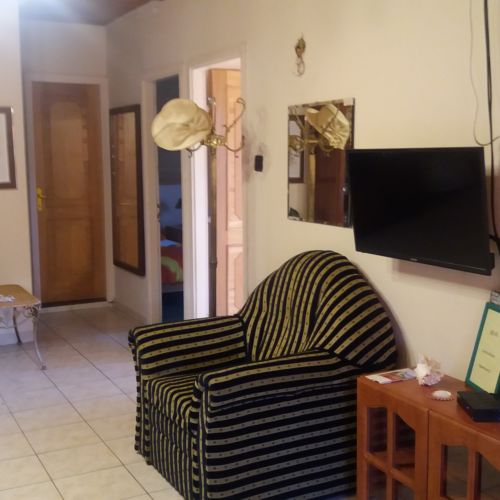 Apartament romantică cu grădină cu 2 camere pentru 6 pers.