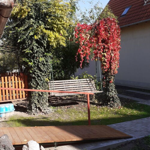 Familie 1-Zimmer-Apartment für 2 Personen mit Aussicht auf den Garten
