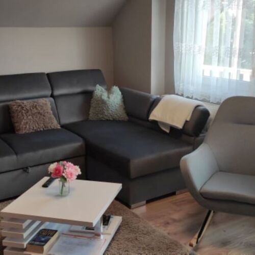 Domek całoroczny 5-osobowy na poddaszu z klimatyzacją