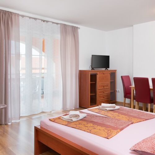 Apartament 2-osobowy D2 Studio z 1 pomieszczeniem sypialnianym (możliwa dostawka)