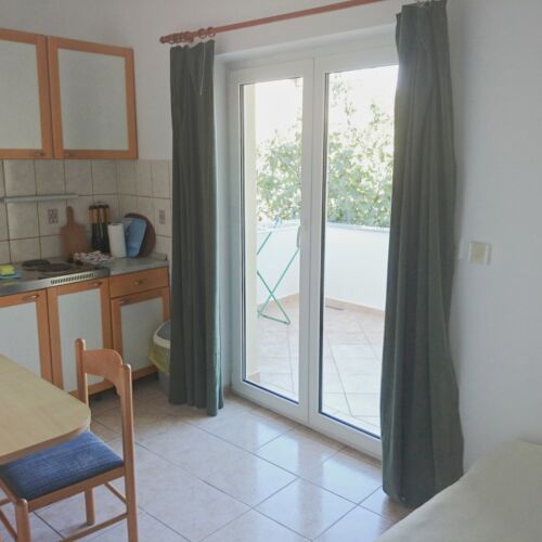 Apartman s klimatizací s vlastní kuchyňkou s manželskou postelí s 1 ložnicí