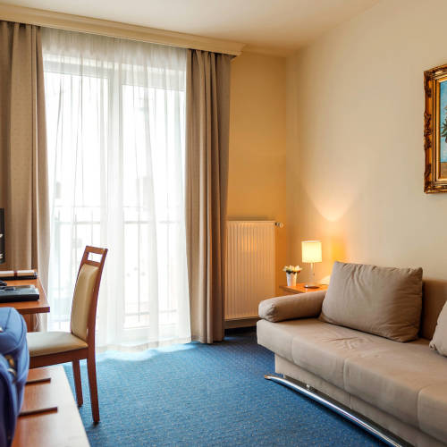 Apartament 4-osobowy na piętrze Classic z 2 pomieszczeniami sypialnianymi