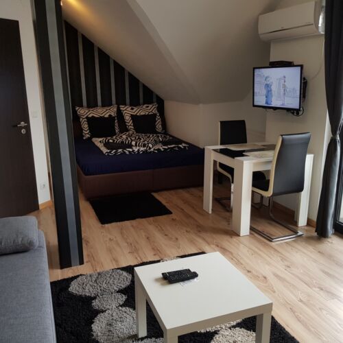 Classic 1-Zimmer-Apartment für 2 Personen mit Aussicht auf den Garten (Zusatzbett möglich)