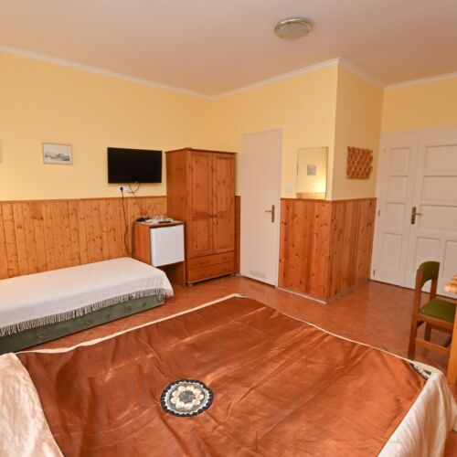 Camera tripla la parter cu gradina