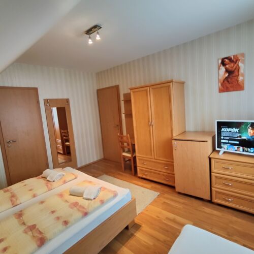 Doppelzimmer im Dachgeschoss