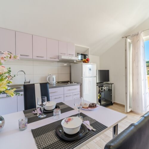 Premium Romantik Apartman s manželskou postelí s 1 ložnicí (s možností přistýlky)