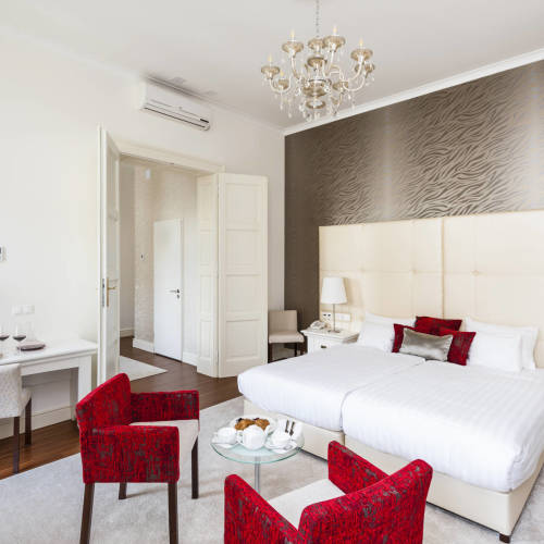 Rezydencja pokój 3-osobowy Exclusive z łazienką z 2 pomieszczeniami sypialnianymi (możliwa dostawka)