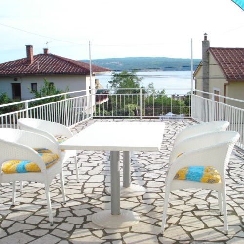 Djelomičan pogled na more apartman 