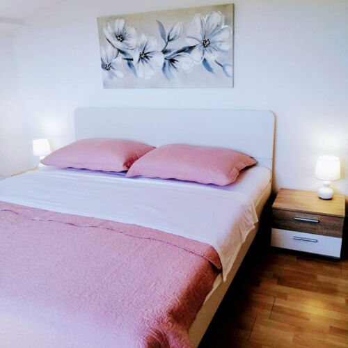 Apartament 4-osobowy na piętrze z widokiem na morze z 2 pomieszczeniami sypialnianymi