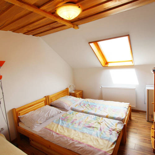 Upstairs Twin Room air Conditioned (extra bed available)