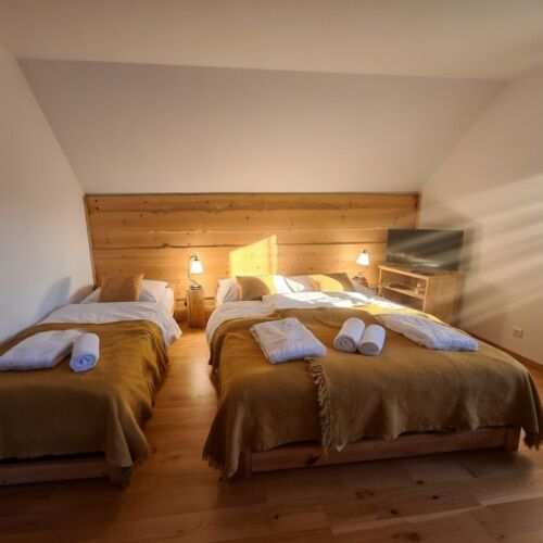 Mountain View Balcony Quadruple Room