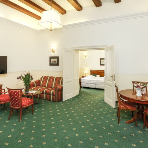 Suita castel cu 1 camera pentru 2 pers. (se poate solicita pat suplimentar)