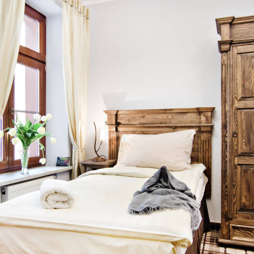 Pokój 1-osobowy z łazienką tV z płaskim ekranem