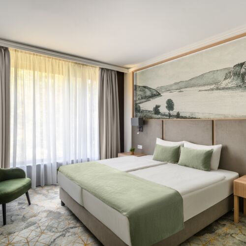 Rezydencja pokój 2-osobowy Deluxe z panoramą z 1 pomieszczeniem sypialnianym