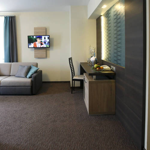 Rezydencja pokój 4-osobowy Premium Przyjazny podróżom rodzinnym z 2 pomieszczeniami sypialnianymi (możliwa dostawka)