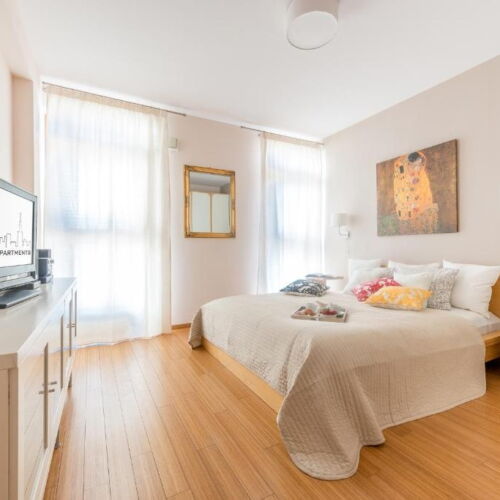 Apartament 4-osobowy Business Przyjazny podróżom rodzinnym z 1 pomieszczeniem sypialnianym