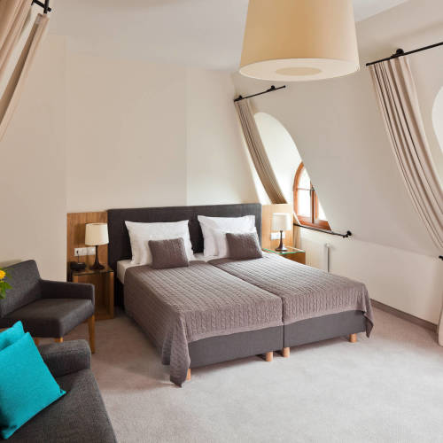 Doppelzimmer mit Badezimmer