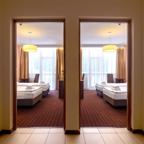 Apartament 4-osobowy Studio z widokiem na las z 2 pomieszczeniami sypialnianymi (możliwa dostawka)