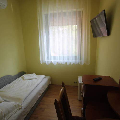 Camera single classic cu vedere spre gradina