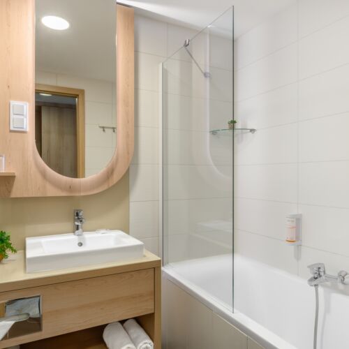 Apartament 2-osobowy na piętrze Przyjazny podróżom rodzinnym z 1 pomieszczeniem sypialnianym