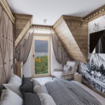 Classic Pokoj s manželskou postelí s výhledem na hory