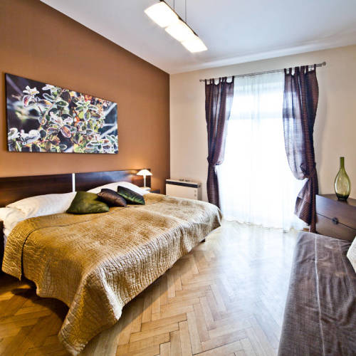 Garden View 3-Room Balcony Apartment for 8 Persons