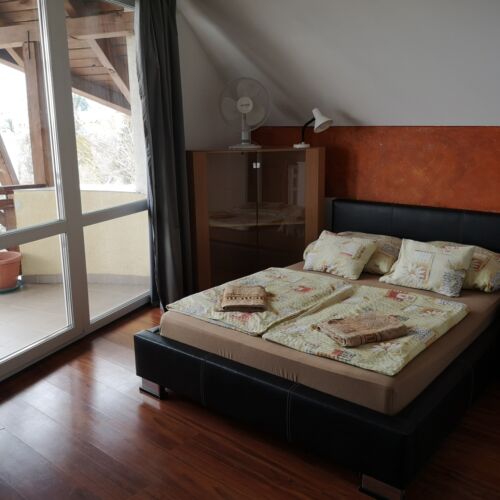 Camera dubla cu chicinetă proprie cu vedere spre oraș