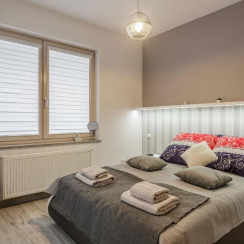 Apartament 6-osobowy na piętrze z balkonem z 3 pomieszczeniami sypialnianymi