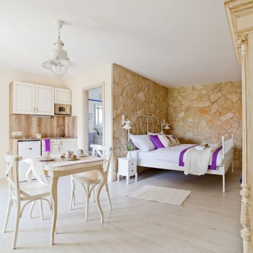 Apartament 2-osobowy Studio z tarasem z 1 pomieszczeniem sypialnianym