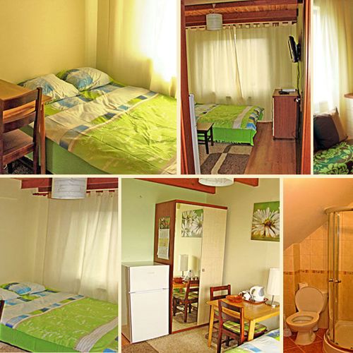 Pokój 2-osobowy z łazienką z widokiem na ogród