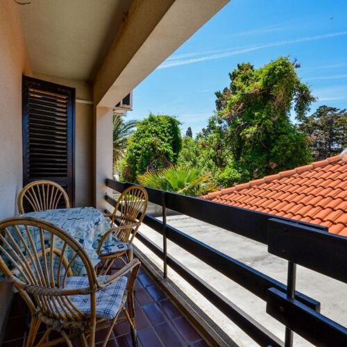 Apartament 3-osobowy na piętrze z widokiem na morze z 2 pomieszczeniami sypialnianymi