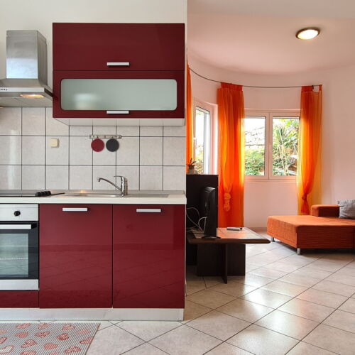 2-Zimmer-Apartment für 4 Personen mit Klimaanlage und Aussicht auf das Meer