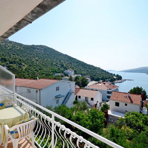 Apartman s klimatizací pro 3 os. s 1 ložnicí s výhledem na moře