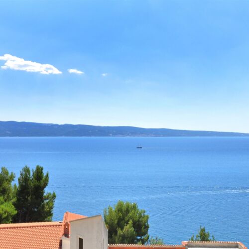 Apartament 8-osobowy z klimatyzacją z widokiem na morze z 3 pomieszczeniami sypialnianymi