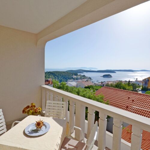 Apartament 2-osobowy z klimatyzacją z widokiem na morze z 1 pomieszczeniem sypialnianym