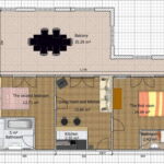 Apartament cu aer conditionat cu balcon cu 3 camere pentru 1 pers. (se poate solicita pat suplimentar)