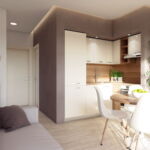 2-Zimmer-Apartment für 3 Personen mit Klimaanlage und Terasse