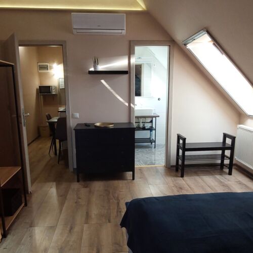 Pokój 2-osobowy z balkonem z własną kuchnią