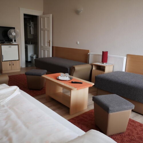 Pokój 4-osobowy z widokiem na miasto