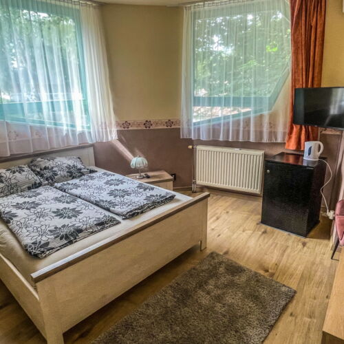 Zuhanyzós Classic franciaágyas szoba