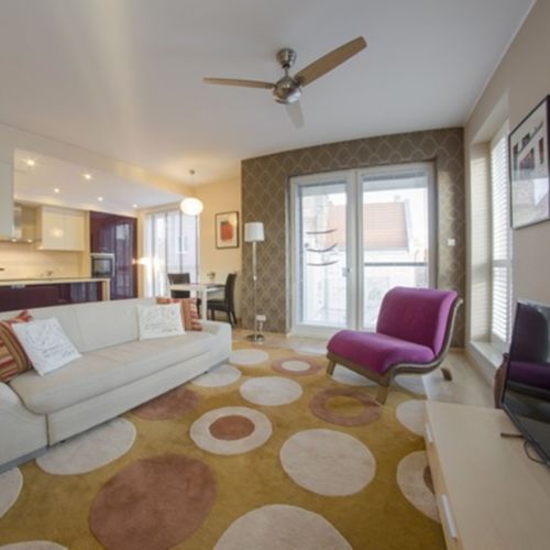 Apartament 4-osobowy Deluxe z widokiem na miasto