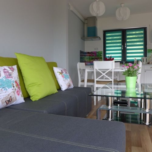 Ground Floor 1-Room Apartment for 4 Persons with Kitchenette
