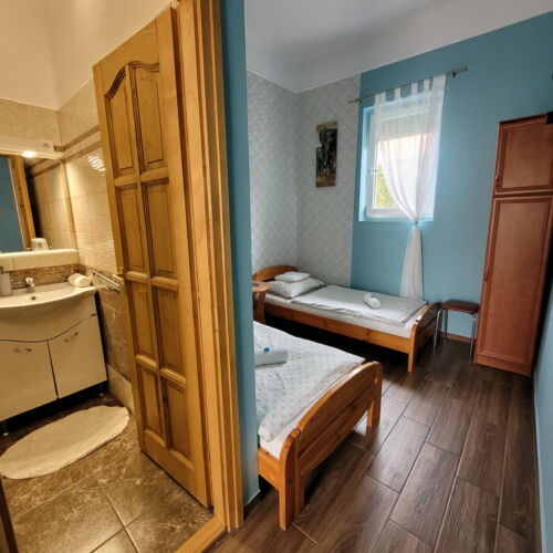 Camera twin standard cu vedere spre grădină