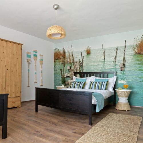 Apartament 3-osobowy z balkonem z własną kuchnią z 1 pomieszczeniem sypialnianym